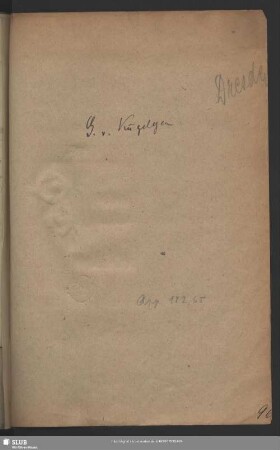 Nr. 65. Kügelgen, Gerhard von