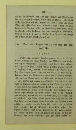Rom unter Kaisern von 30 vor Chr. bis 476 nach Chr