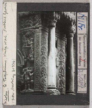 Arles, St. Trophime: Westportal, Nordteil, Seelenwägung