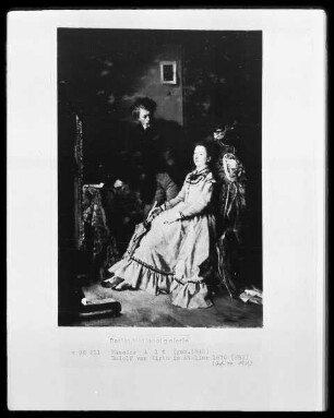 Rudolf Hirth du Frênes im Atelier