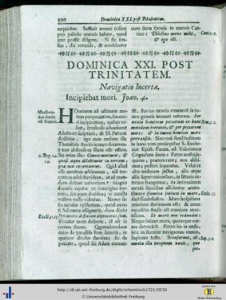 Dominica XXI. post Trinitatem.