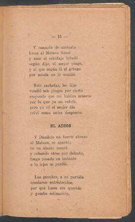 El adiós