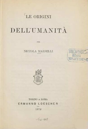 Le Origini dell'Umanità