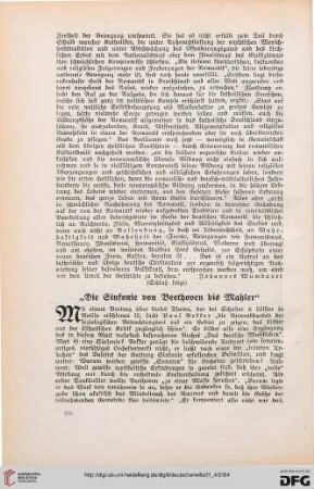 31: "Die Sinfonie von Beethoven bis Mahler"