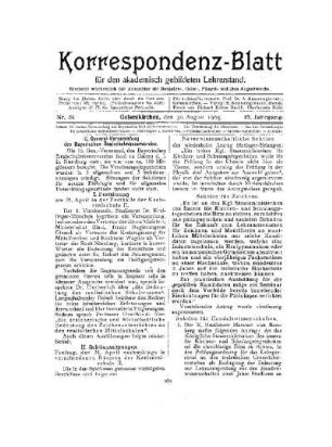 16. General-Versammlung des Bayerischen Realschulmännervereins