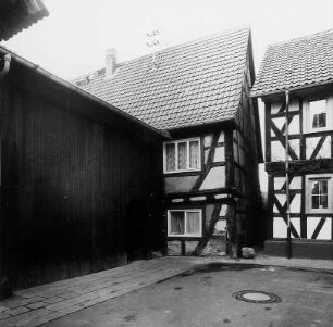 Fachwerkwohnhaus; Reinheim, An der Stadtmauer 6