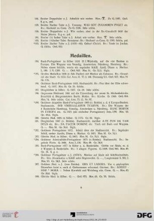 Medaillen (Nr. 194-419)