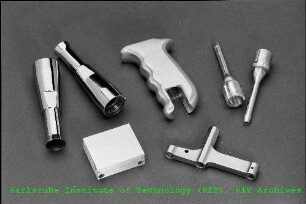 Detailaufnahme unbekannter Metallteile des Instituts für Technische Chemie (ITC)