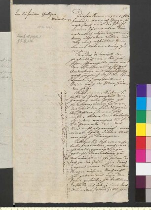 Brief von Goethe, Johann Wolfgang von an Gallitzin, Adelheid Amalia Fürstin