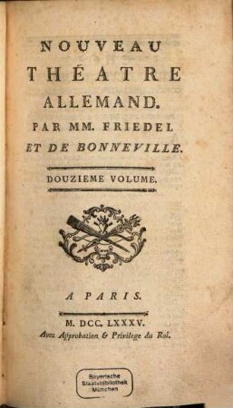 Nouveau Théâtre Allemand, 12