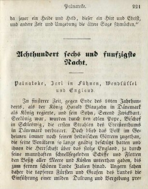 Achthundert sechs und funfzigste Nacht