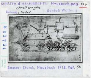 Meister des Hausbuches: Streitwagen