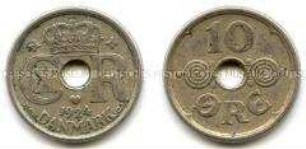 Dänemark, 10 Öre