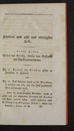 Hundert und acht und vierzigster Heft.