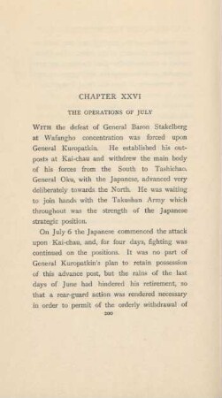 Chapter XXVI. The operations of July