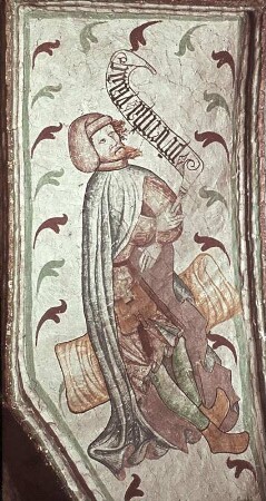 Das Lamm Gottes, umrahmt von Erzvätern, alttestamentlichen Königen und Propheten, dem Judas Thaddäus und der Verkündigung an die Hirten