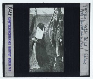 Geertgen, Anbetung der Könige (Prag NG HS 263) : Seitenflügel (rechts)