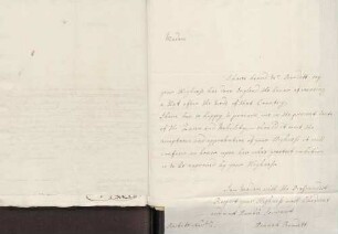 Hannah Burdett an Karoline Luise von Baden (Rastatt)