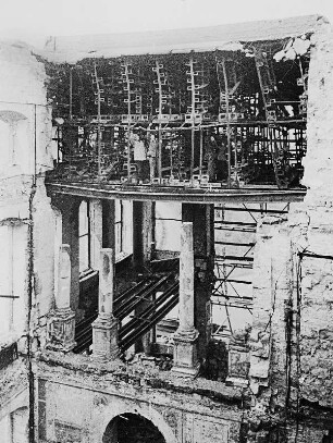 Dresden-Neustadt. Ruine des Japanischen Palais