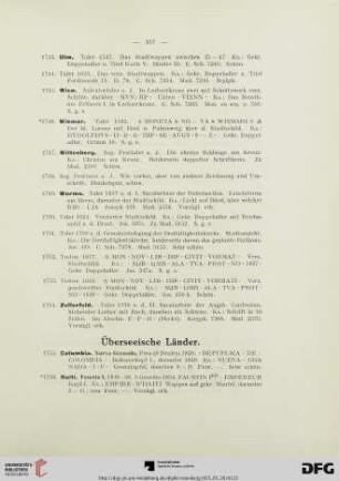 [Überseeische Länder, Neuere Taler, Doppeltaler und Doppelgulden, Deutsche Reichsmünzen] (Nr. 1755-1916)