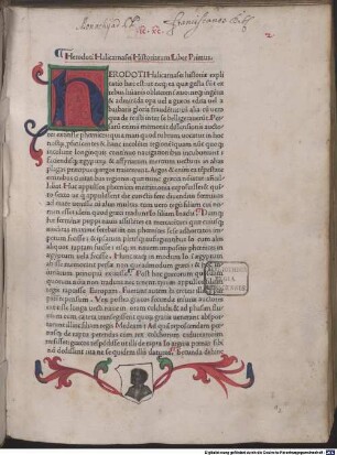 Historiae : mit Brief an Nicolaus Donatus von Benedictus Brognolus