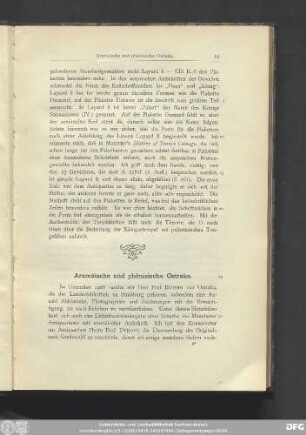 Aramäische und phönizische Ostraka.