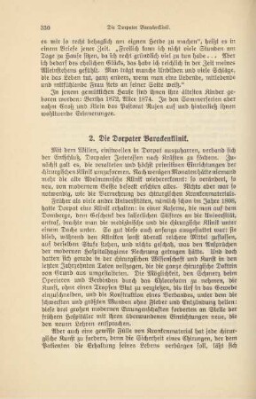 2. Die Dorpater Barackenklinik