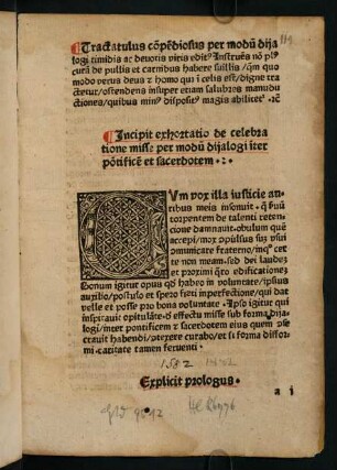 119r-127v, Exhortatio de celebratione missae