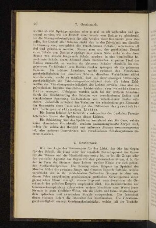 7. Geschmack.