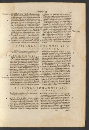 Epistola Iohannis Apostoli Tertia.