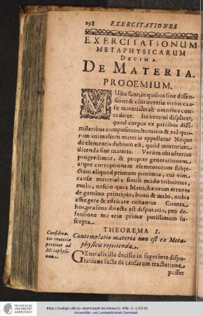 10 De materia.