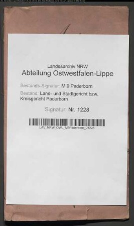 Erblasser: Brinkmann, Elisabeth: