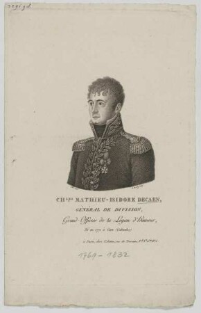 Bildnis Charles-Mathieu-Isidore Comte Decan