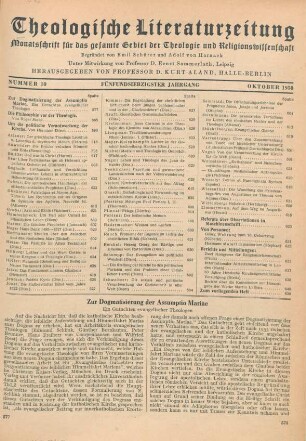 577-586 Zur Dogmatisierung der Assumptio Mariae