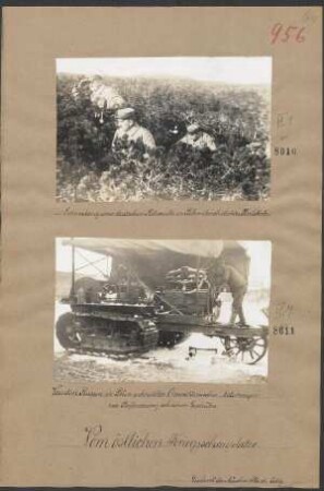 Von den Russen in Polen erbeuteter amerikanischer Motorwagen zur Beförderung schwerer Geschütze