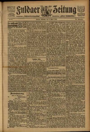 Ausgabe vom Montag, den 02. April 1906.