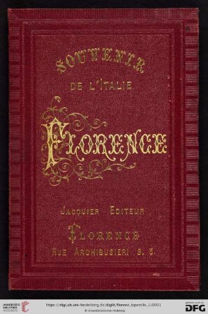 Florence : souvenir de l'Italie