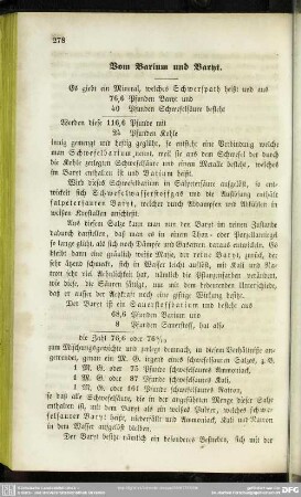 Vom Barium und Baryt