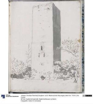 Burgturm: auf d. Maienlust bei Wasungen