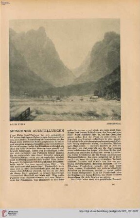 36: Münchner Ausstellungen