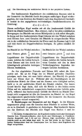 B. Beziehungen zur Geometrie auf der Kugel.