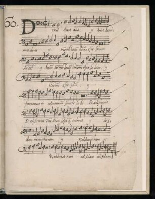 60. Dixit dominus deus