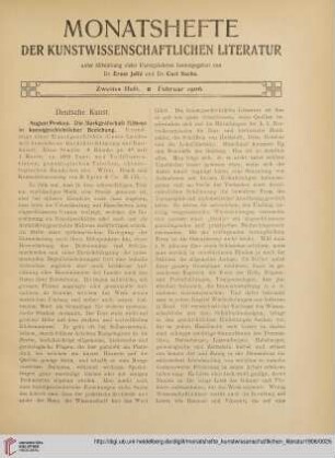 Zweites Heft (Februar 1906)