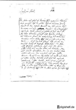 23: Brief von Johann Peter Uz an Johann Wilhelm Ludwig Gleim