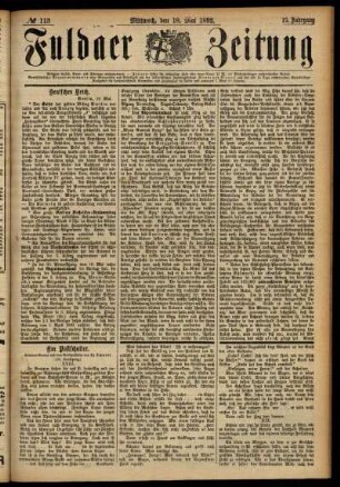 Ausgabe vom Mittwoch, den 18. Mai 1892.