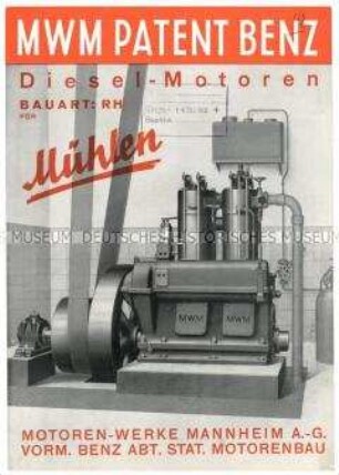 Dieselmotore für Mühlen