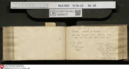 Stammbuch des Gottfried Crusius (Cruse) aus Stendal
