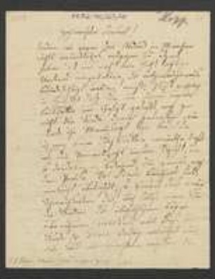 Brief von David Heinrich Hoppe an Unbekannt