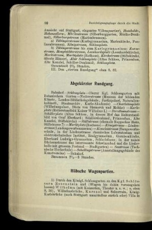 Hübsche Wagenpartien.
