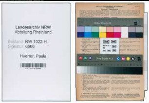 Entnazifizierung Paula Huerter , geb. 03.05.1901 (Justizangestellte)